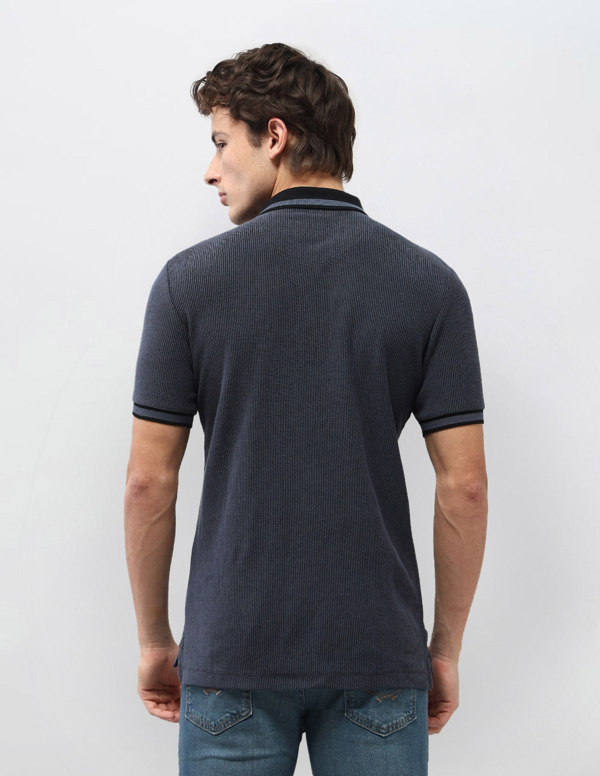 Textured Motel On The Coast Polo Shirt USP0