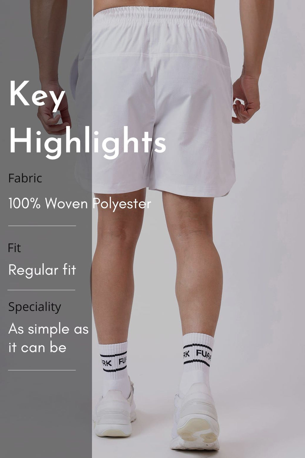Edge Shorts White