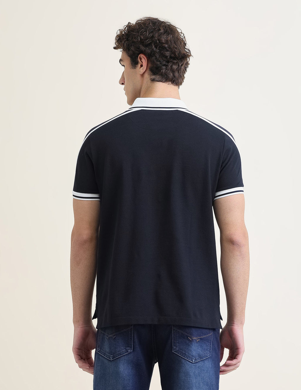 Solid Slim Fit Polo Shirt USP0