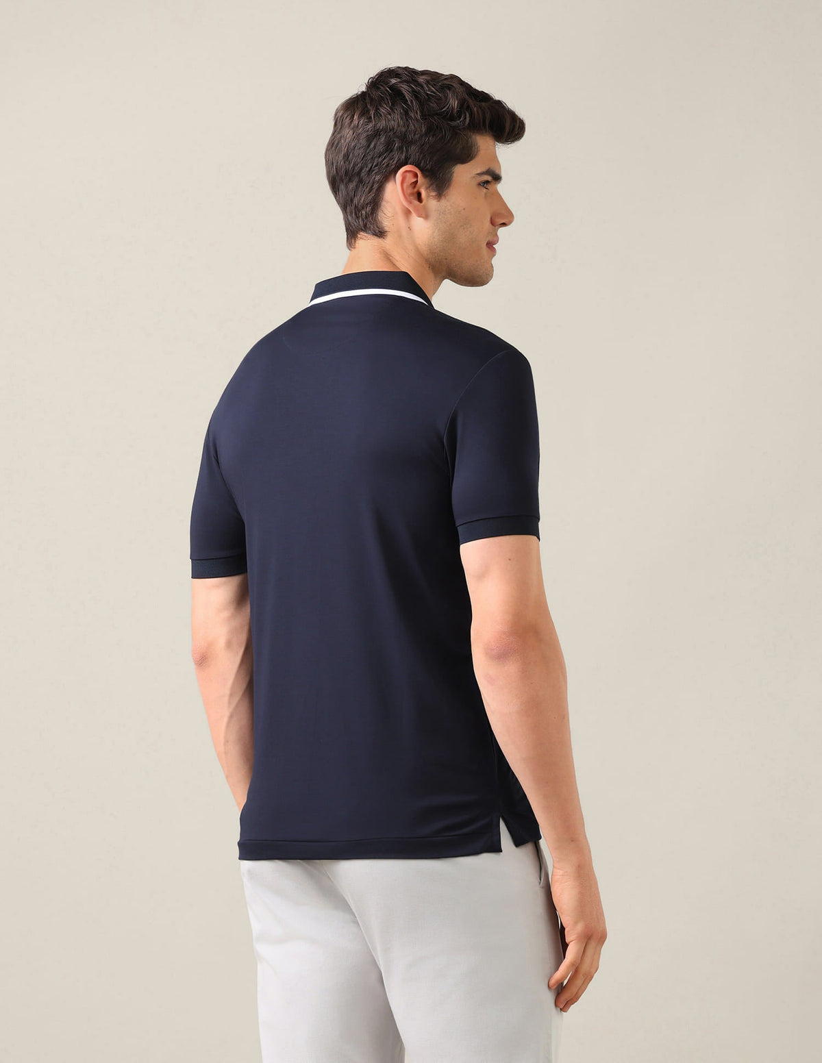 Solid Slim Fit Polo Shirt USP0
