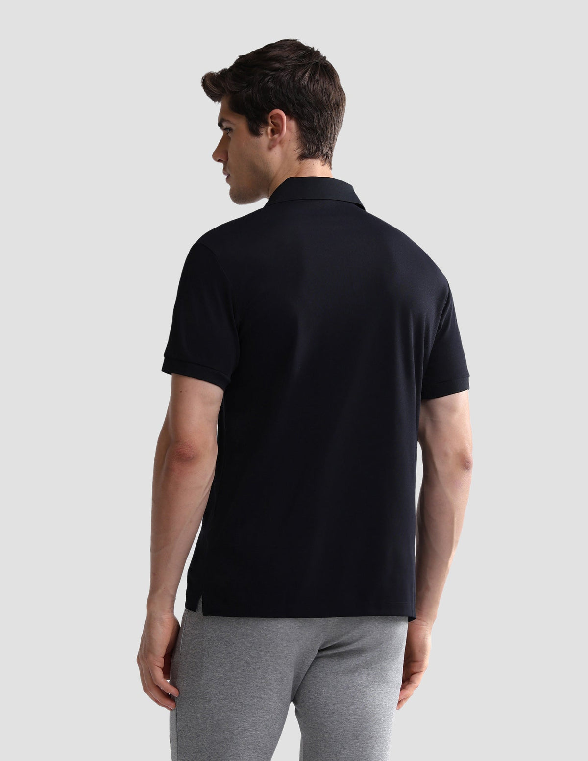 Solid Slim Fit Active Polo Shirt USP0