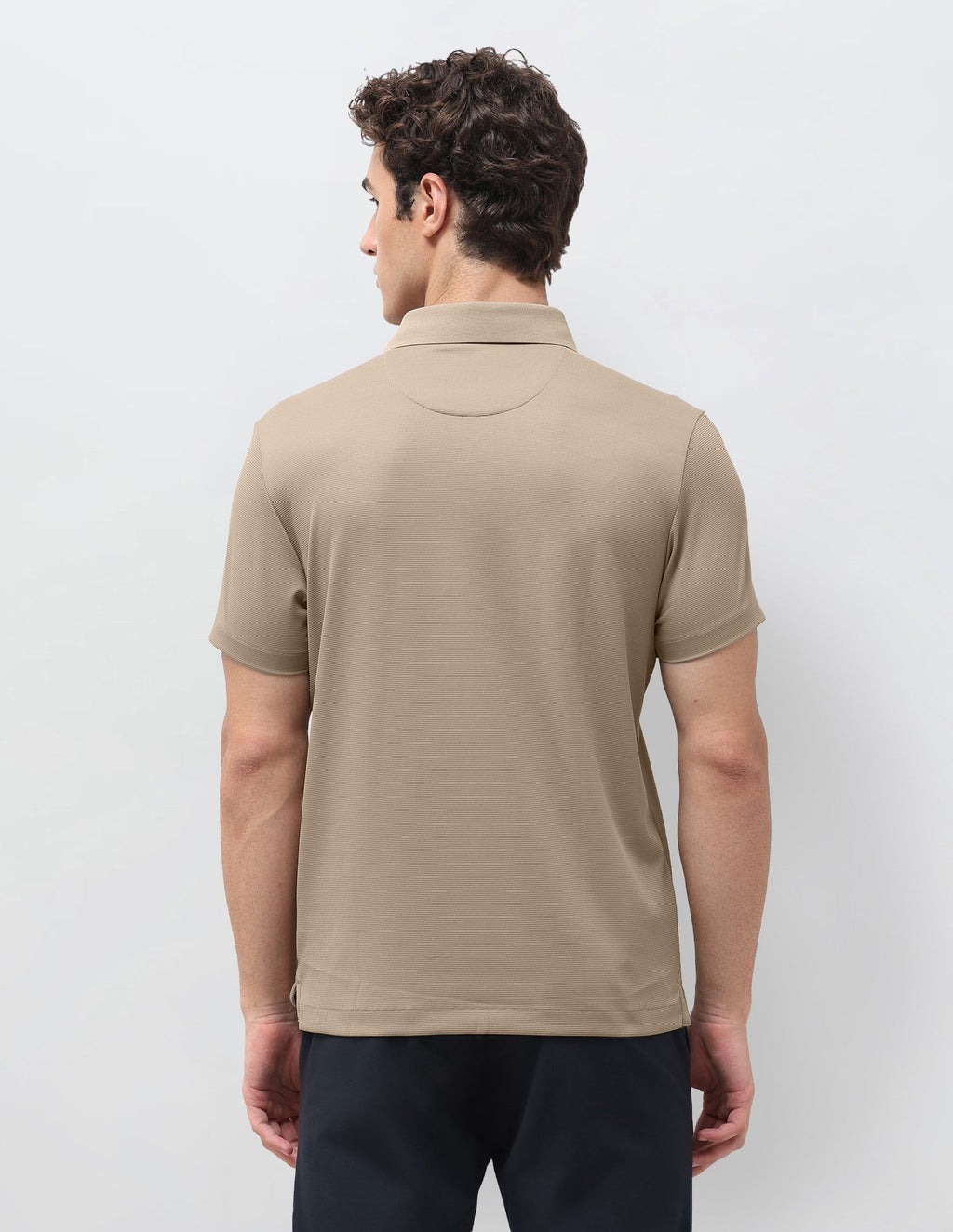 Slim Fit Solid Polo Shirt USP0