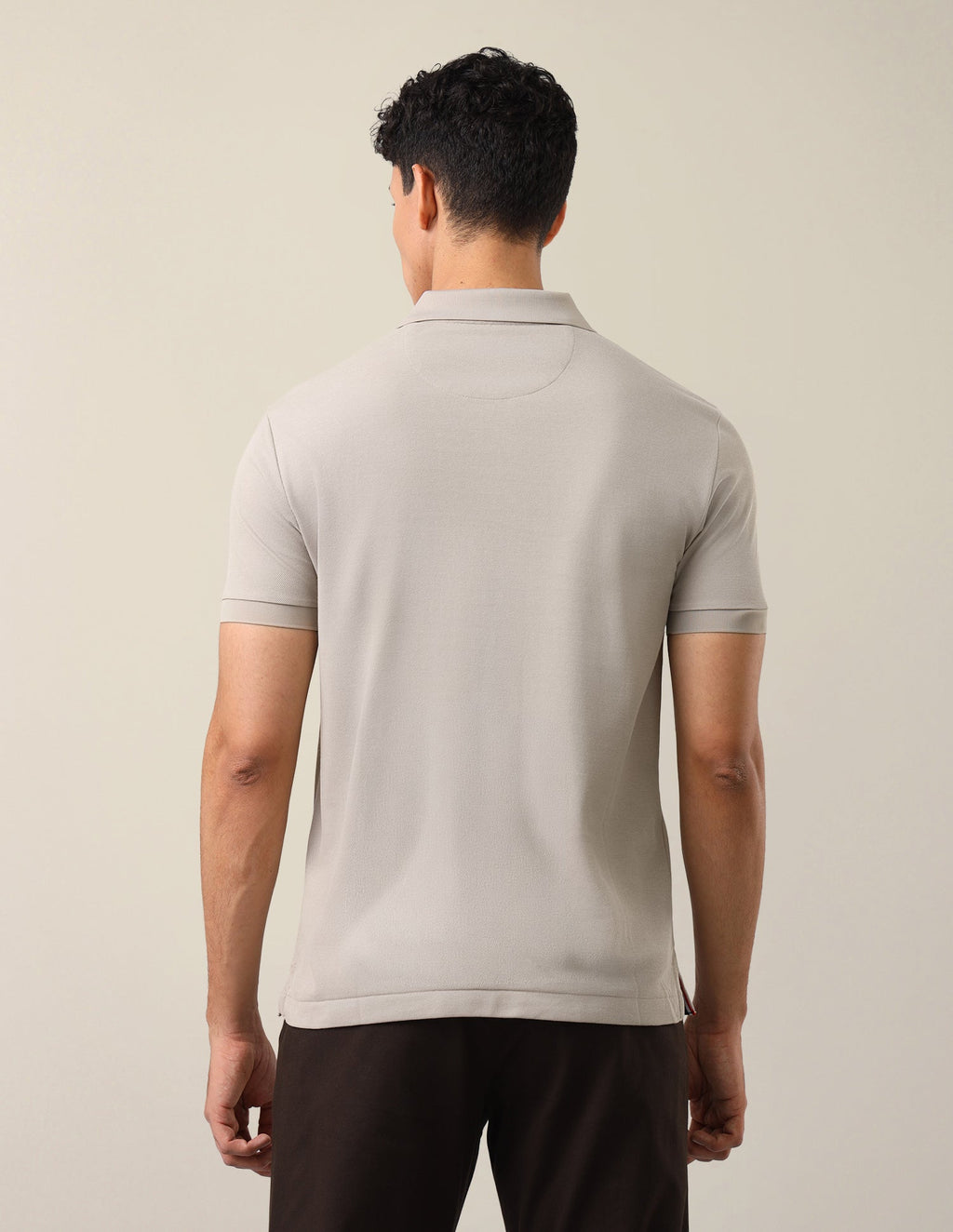 Solid Slim Fit Polo Shirt USP0