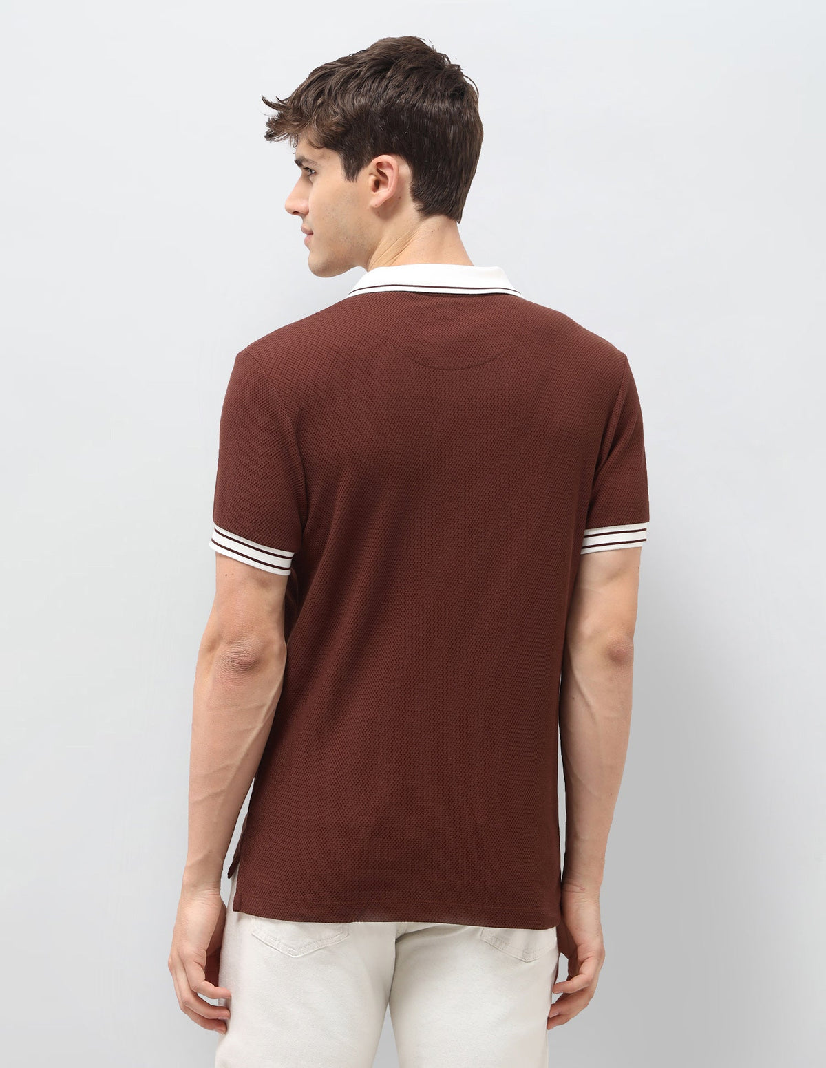 Solid Slim Fit Polo Shirt USP0