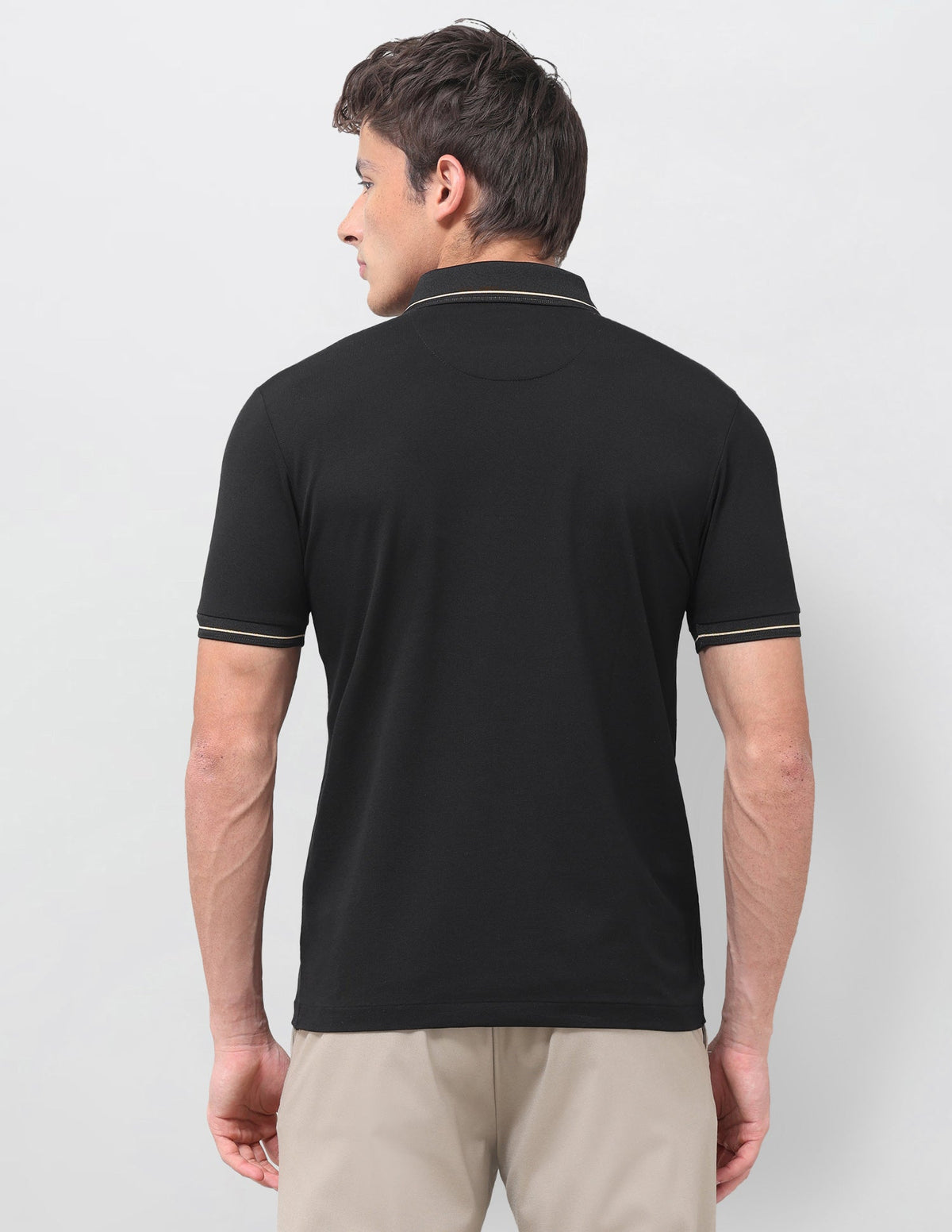 Solid Slim Fit Polo Shirt USP0
