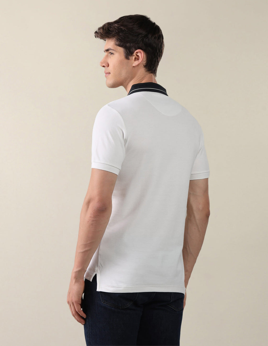 Solid Slim Fit Polo Shirt USP0
