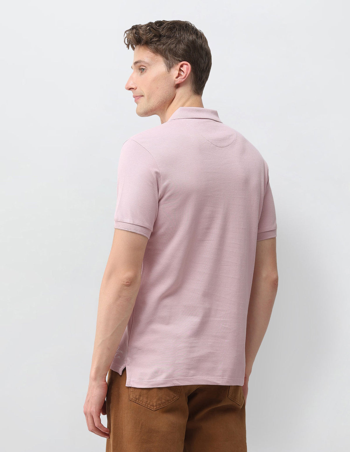 Graphic Printed Muscle Fit Polo Shirt USP0
