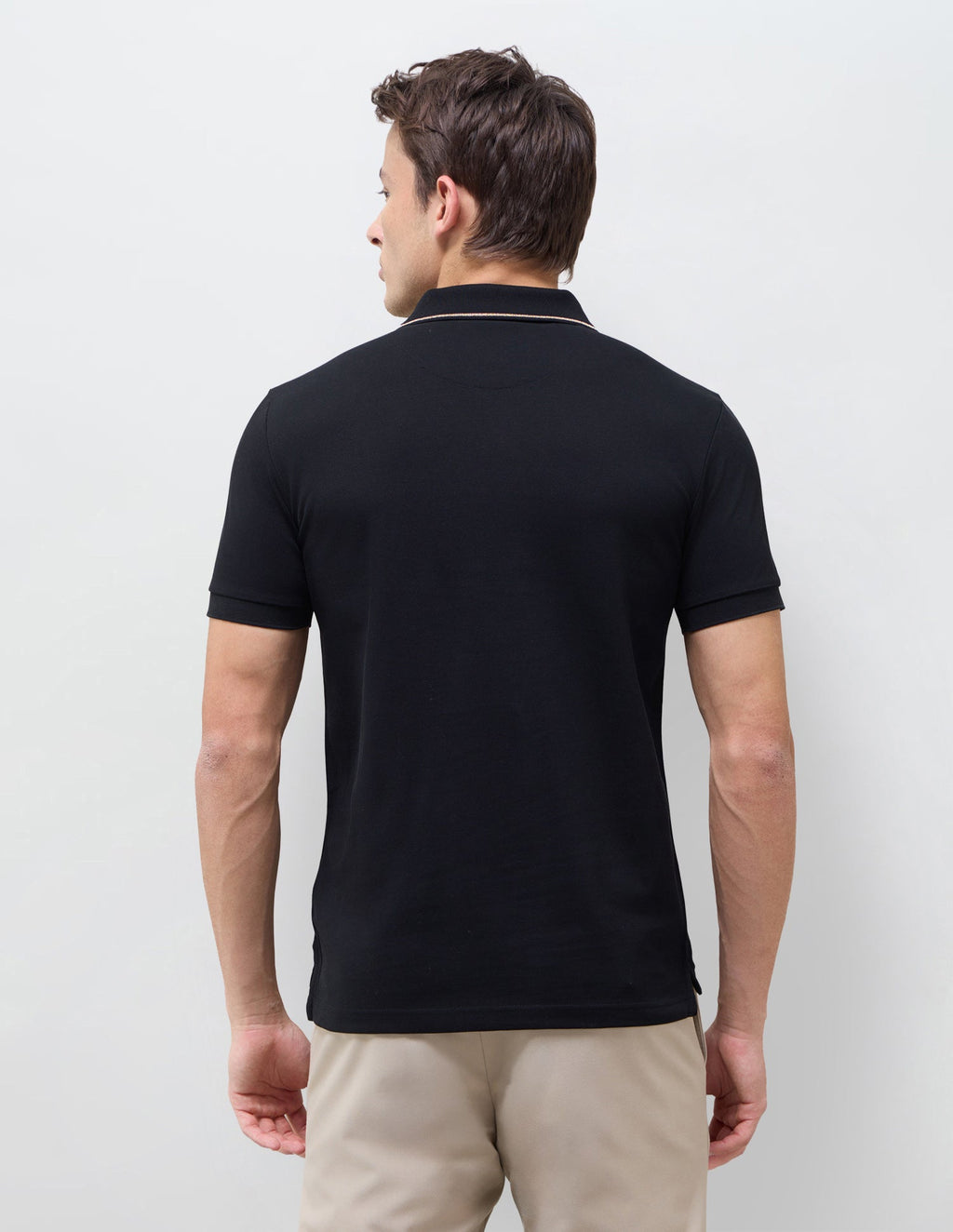 Solid Slim Fit Polo Shirt USP0