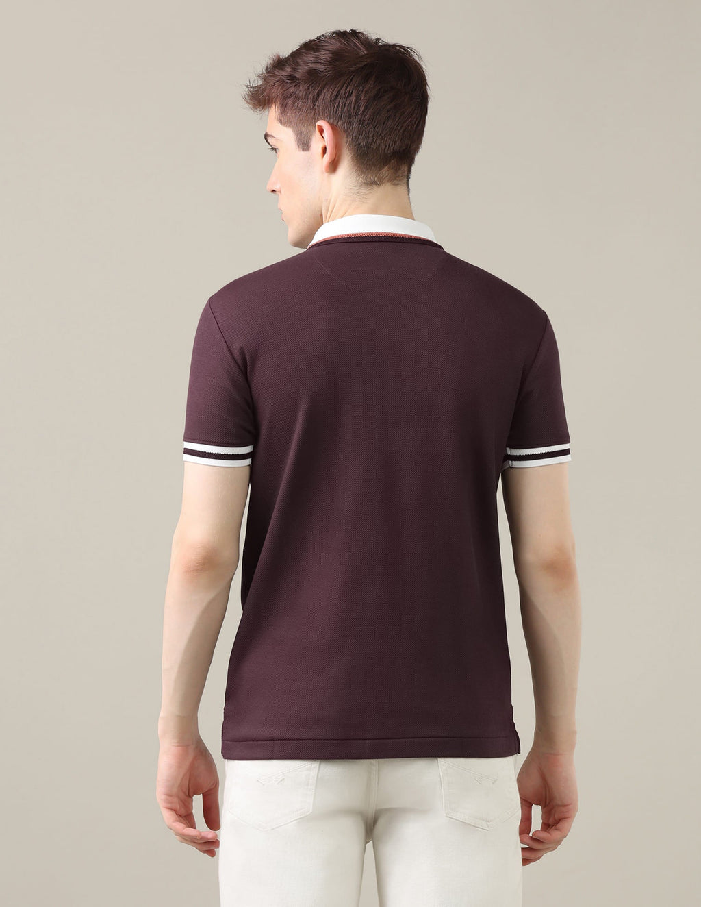 Solid Slim Fit Polo Shirt USP0