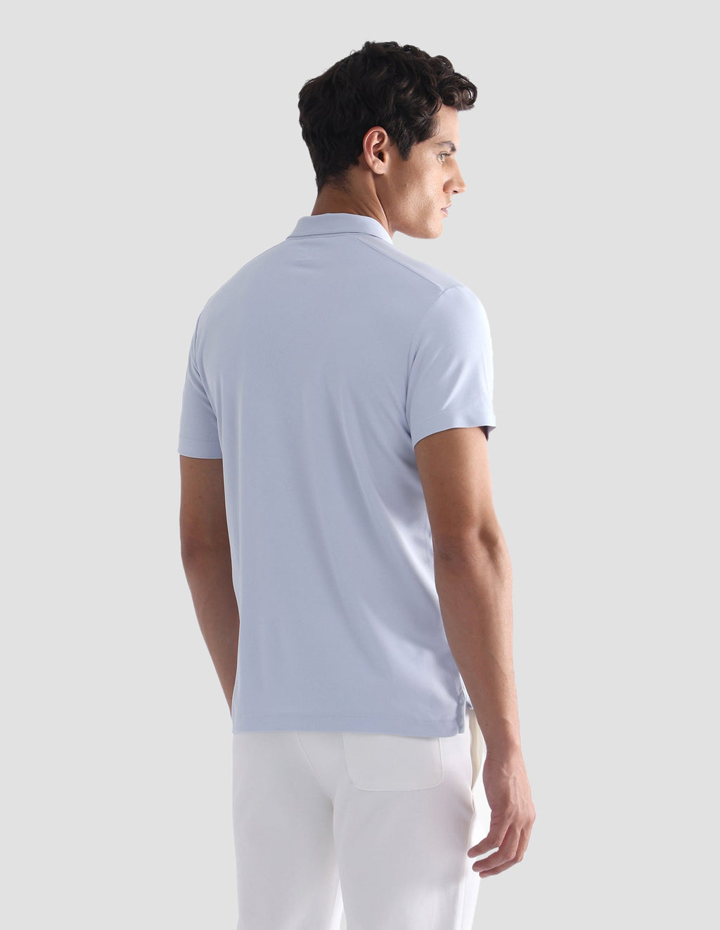 Solid Slim Fit Active Polo Shirt USP0