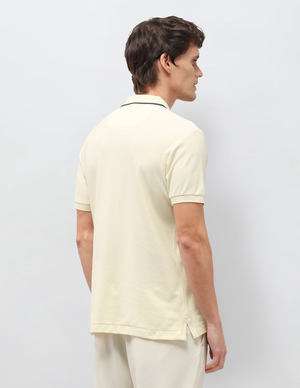 Vertical Striped Slim Fit Polo Shirt USP0