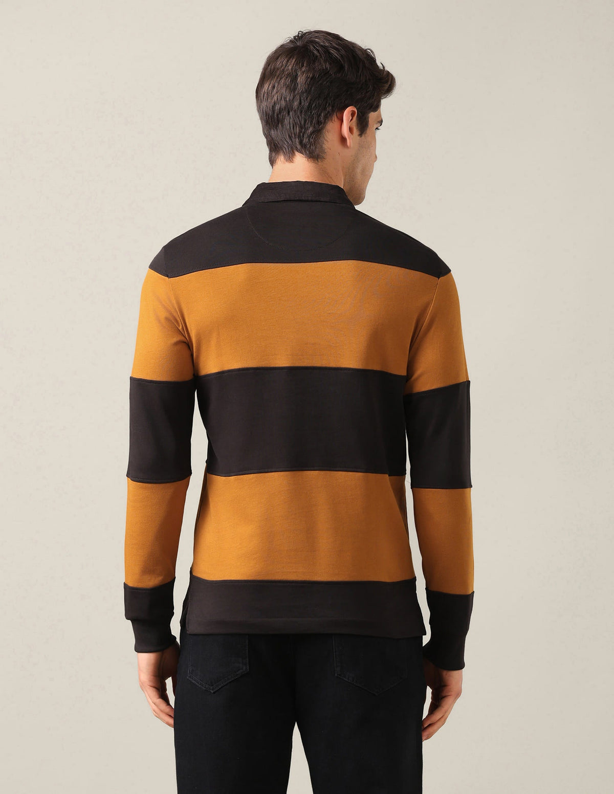 Horizontal Striped Slim Fit Polo Shirt USP0