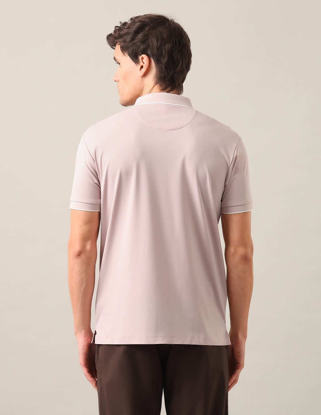 Solid Slim Fit Polo Shirt USP0