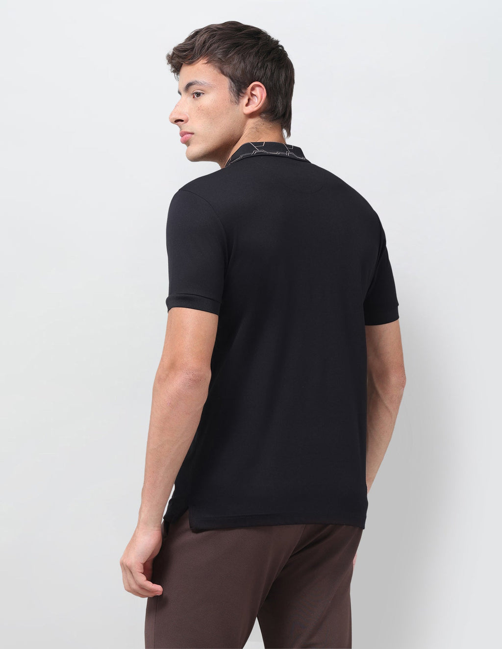 Solid Slim Fit Polo Shirt USP0