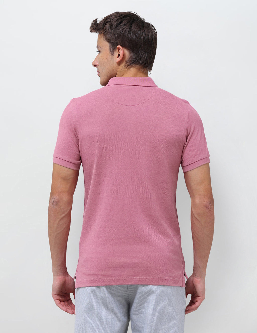 Solid Slim Fit Polo Shirt USP0