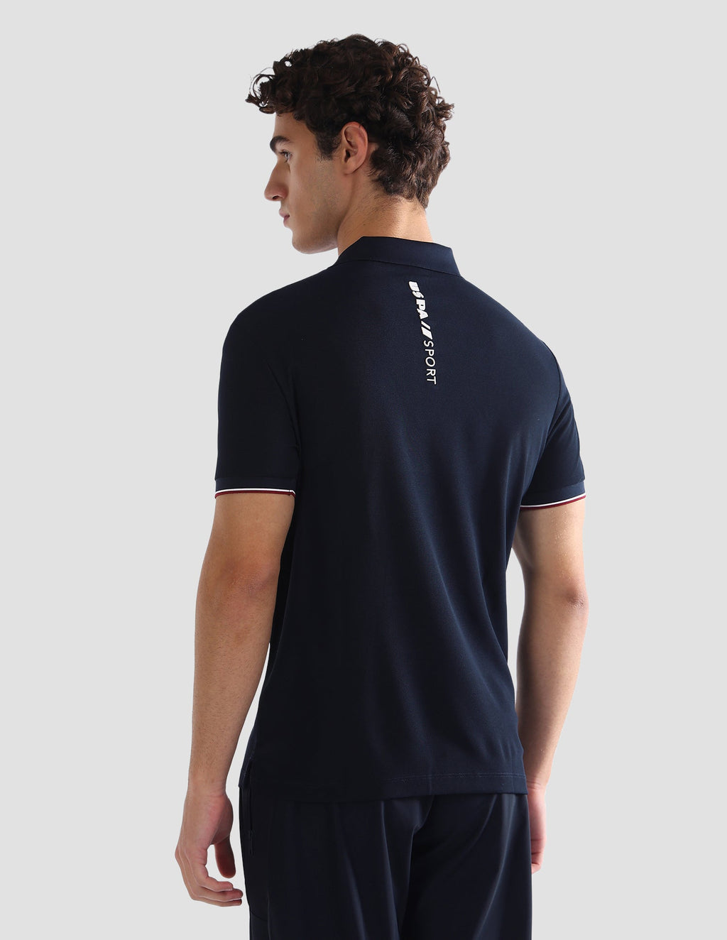 Solid Slim Fit Active Polo Shirt USP0