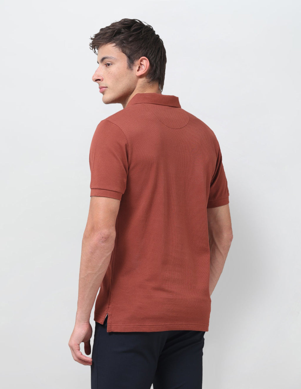 Solid Slim Fit Polo Shirt USP0