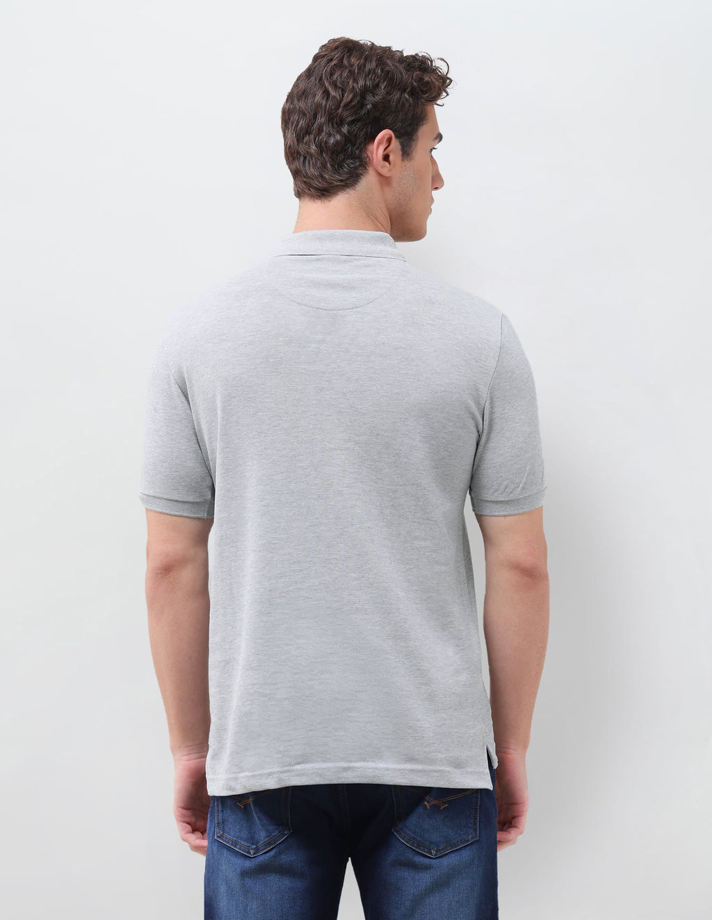 Solid Slim Fit Polo Shirt USP0