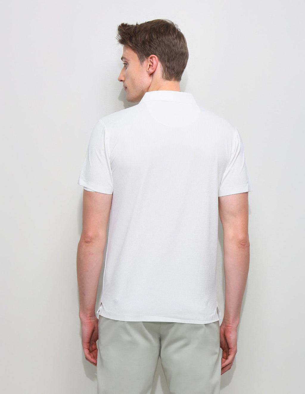 Solid Slim Fit Polo Shirt USP0