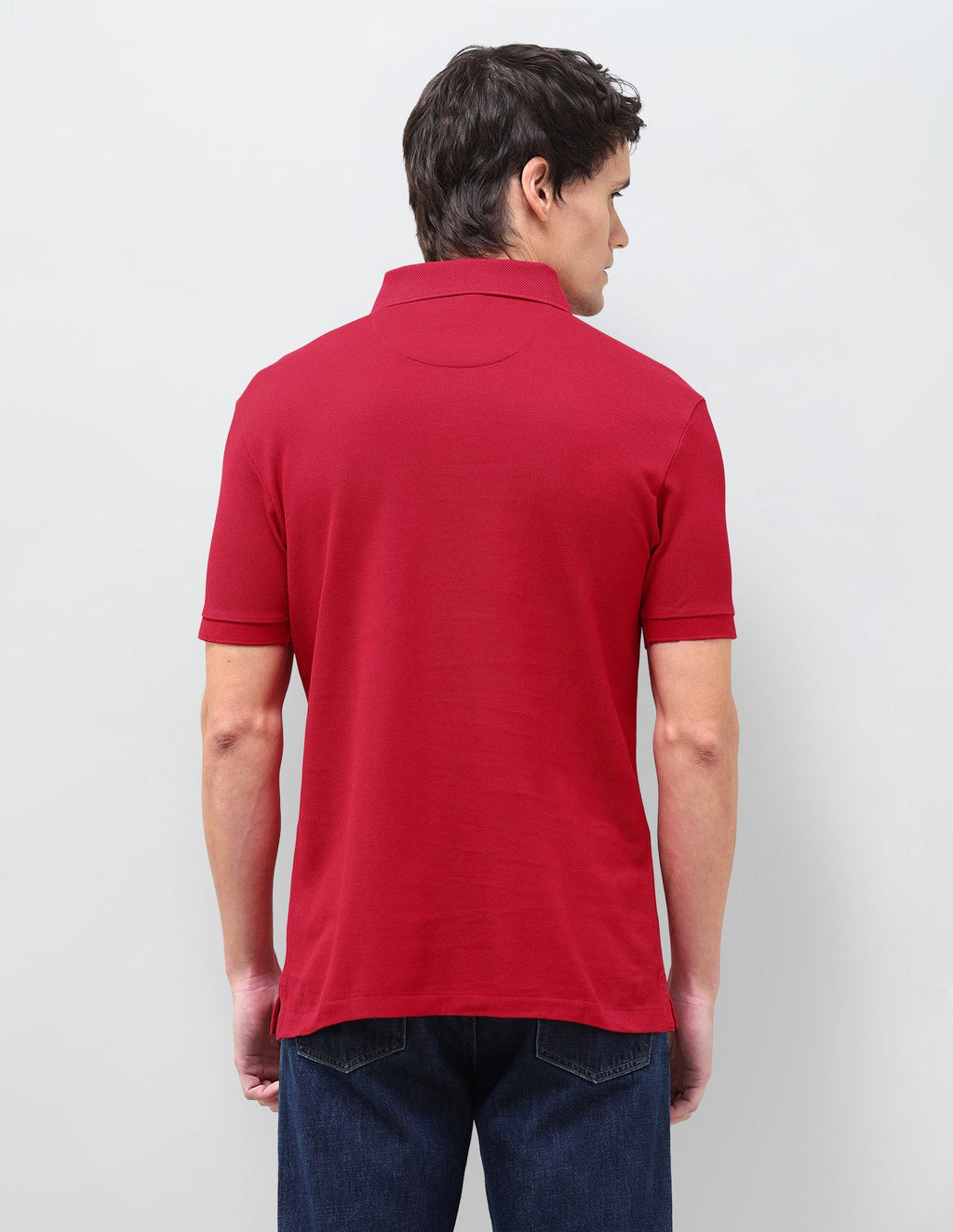 Solid Slim Fit Polo Shirt USP0