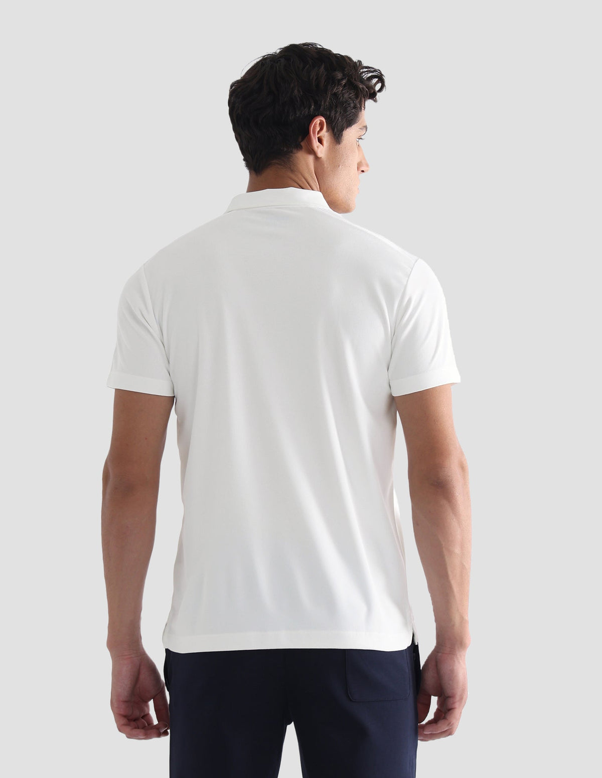 Solid Slim Fit Active Polo Shirt USP0