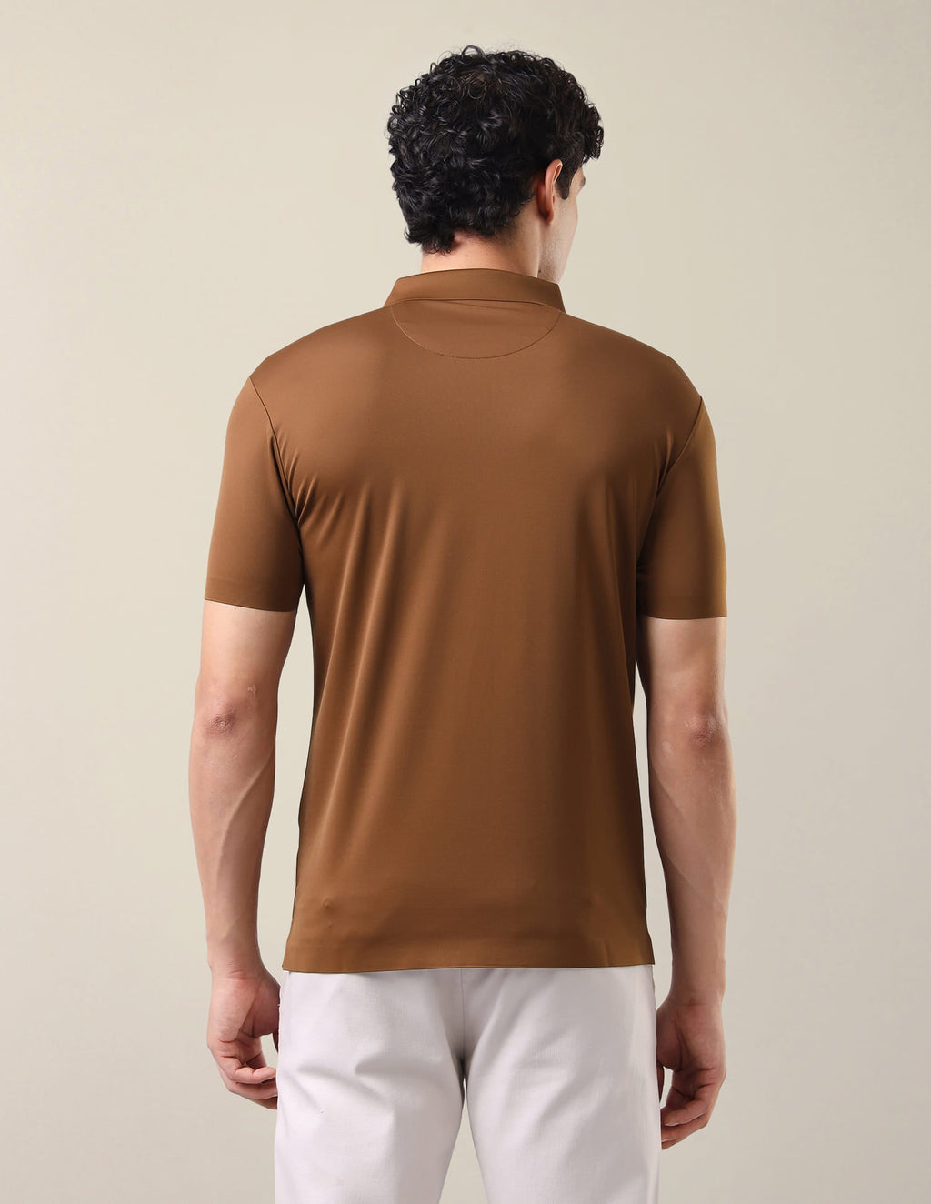 Solid Slim Fit Polo Shirt USP0