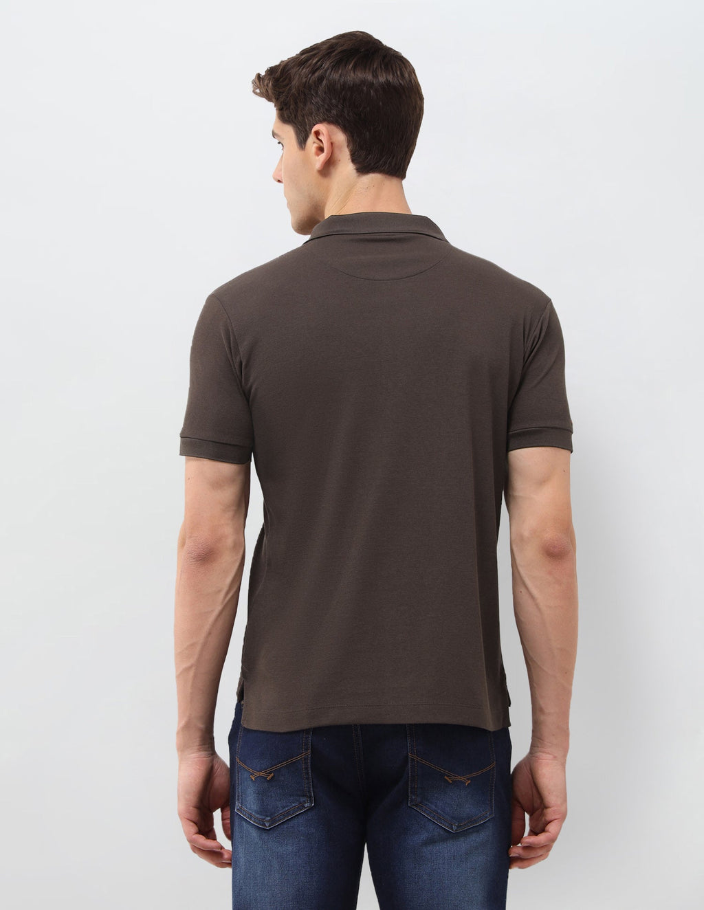 Solid Slim Fit Polo Shirt USP0