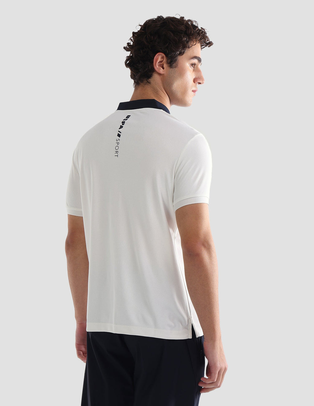 Solid Slim Fit Active Polo Shirt USP0