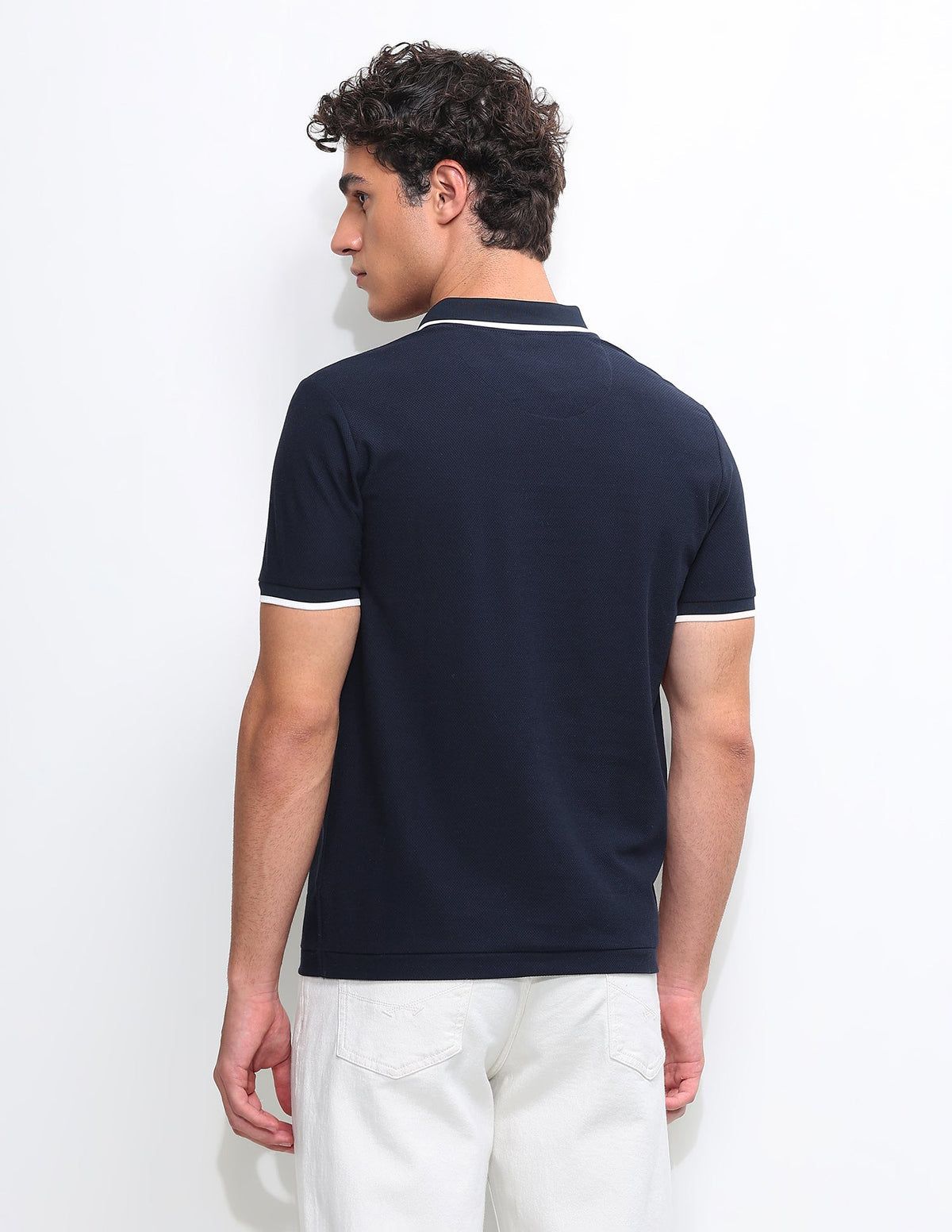 Solid Slim Fit Polo Shirt USP0