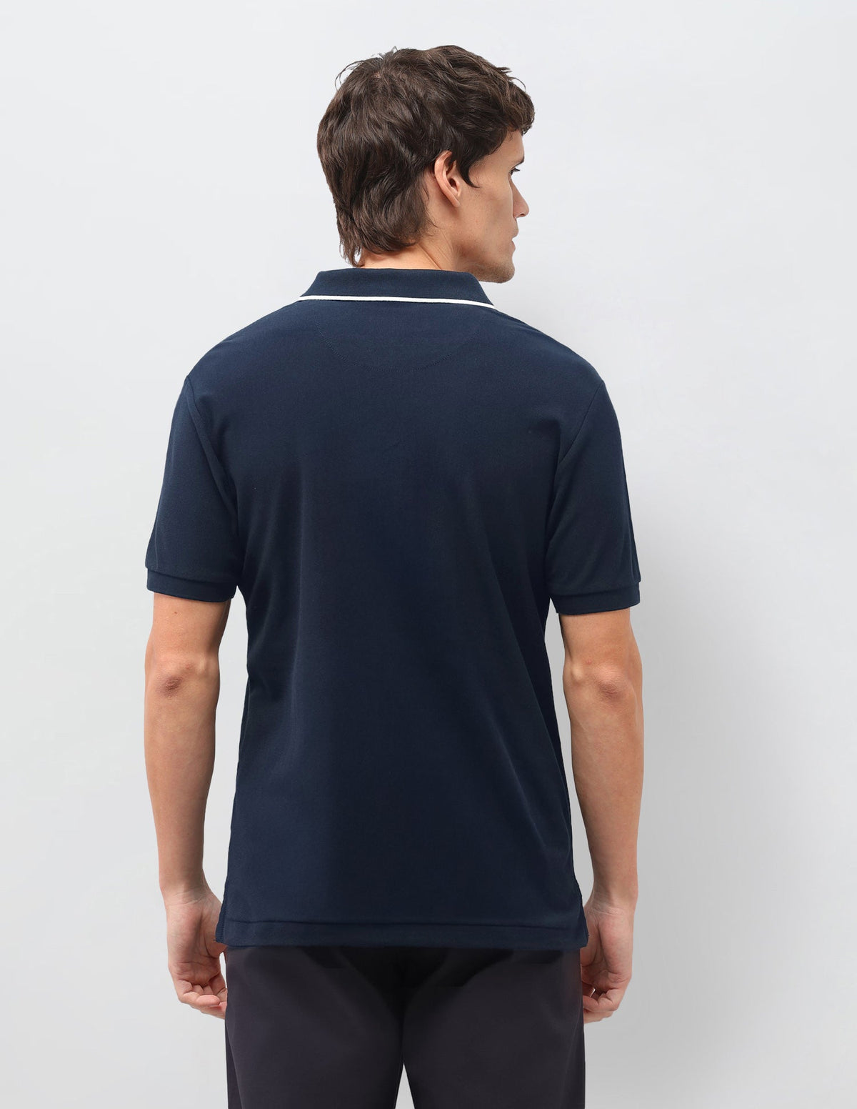 Vertical Striped Slim Fit Polo Shirt USP0