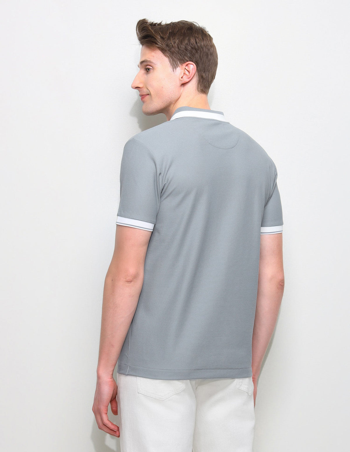 Solid Slim Fit Polo Shirt USP0