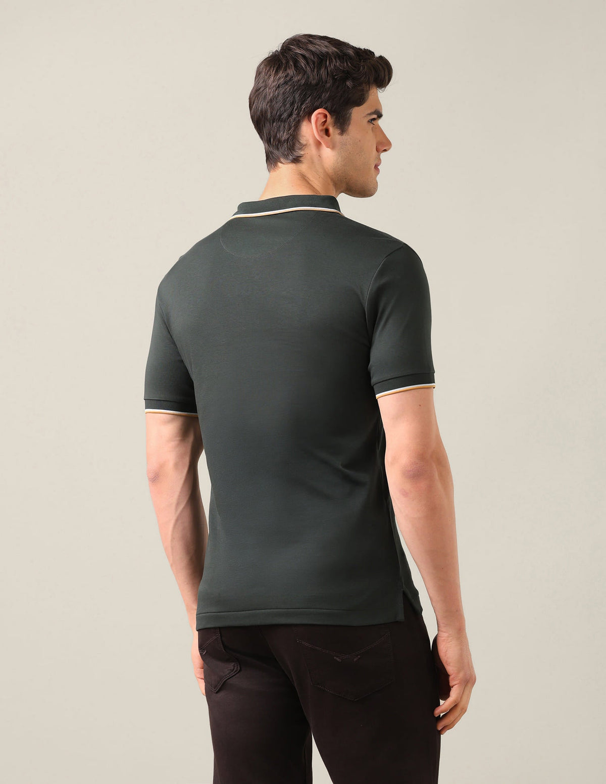 Solid Slim Fit Polo Shirt USP0