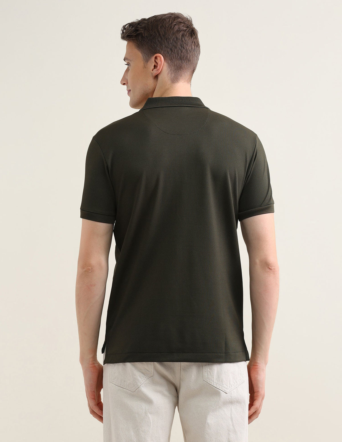 Solid Slim Fit Polo Shirt USP0