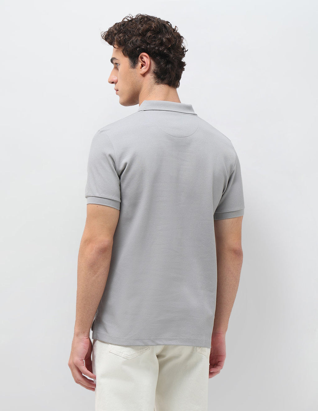 Solid Slim Fit Polo Shirt USP0