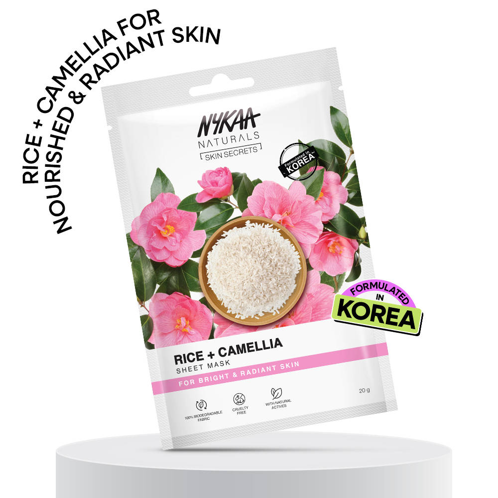 Nykaa Green Tea + Aloe Vera Sheet Mask For Hydrated Skin - Formulated in Korea - For All Skin Types | FC3 - view 45