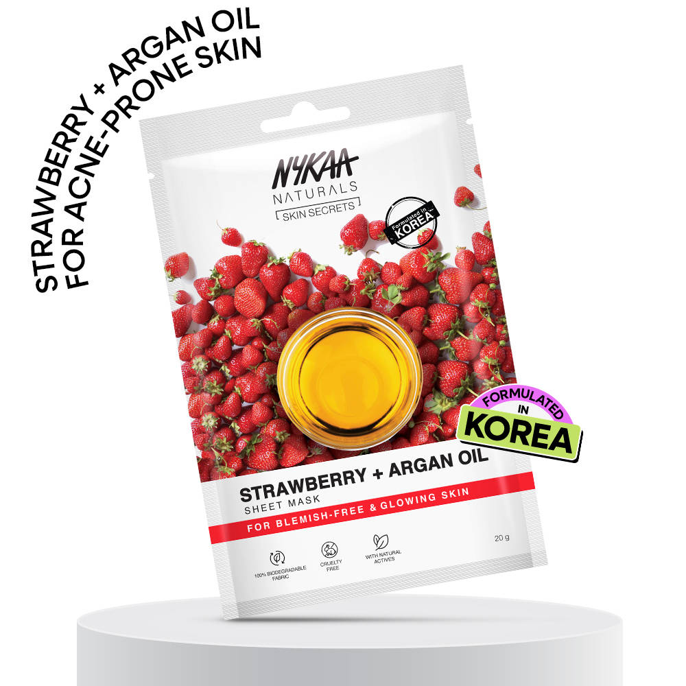 Nykaa Green Tea + Aloe Vera Sheet Mask For Hydrated Skin - Formulated in Korea - For All Skin Types | FC3 - view 101