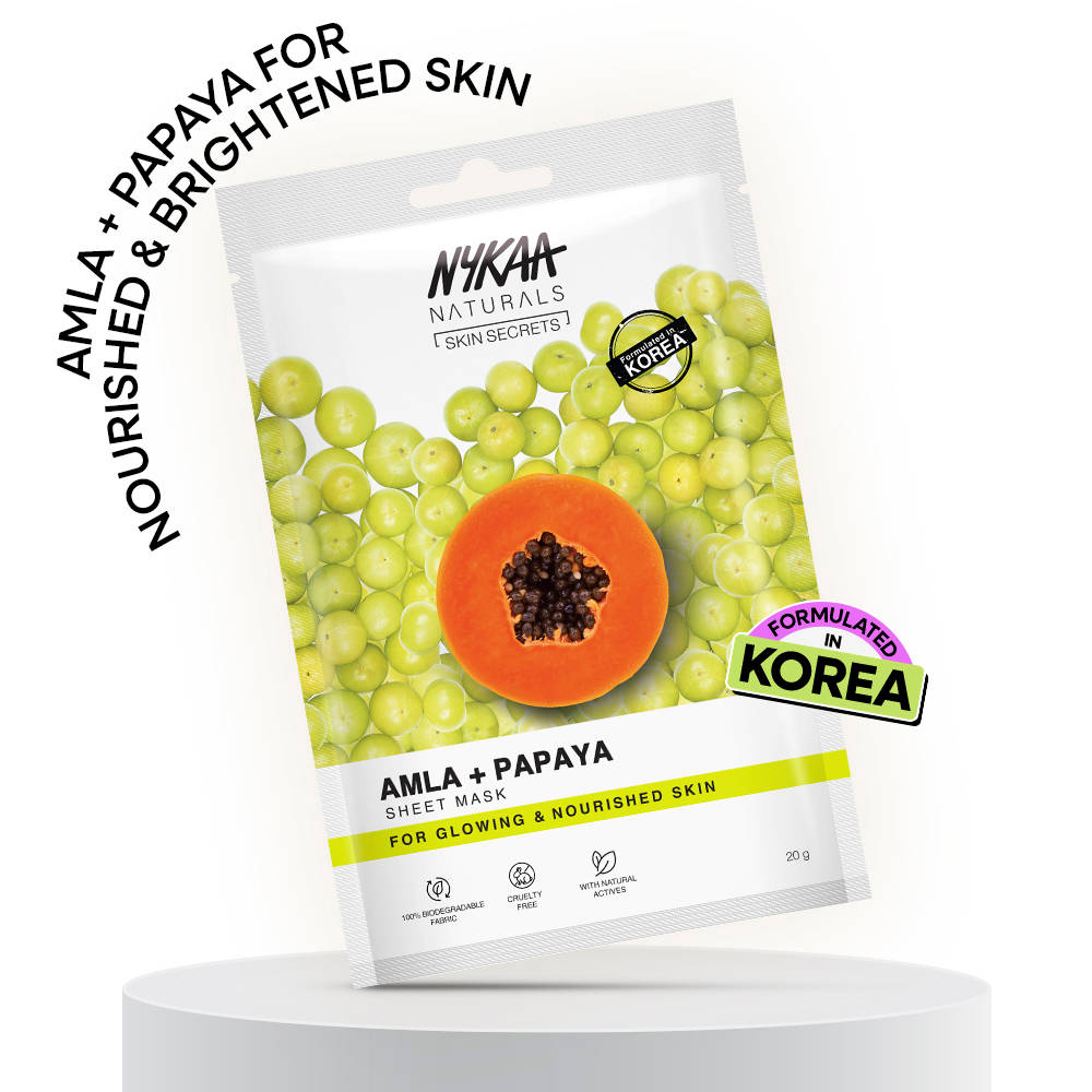 Nykaa Green Tea + Aloe Vera Sheet Mask For Hydrated Skin - Formulated in Korea - For All Skin Types | FC3 - view 52