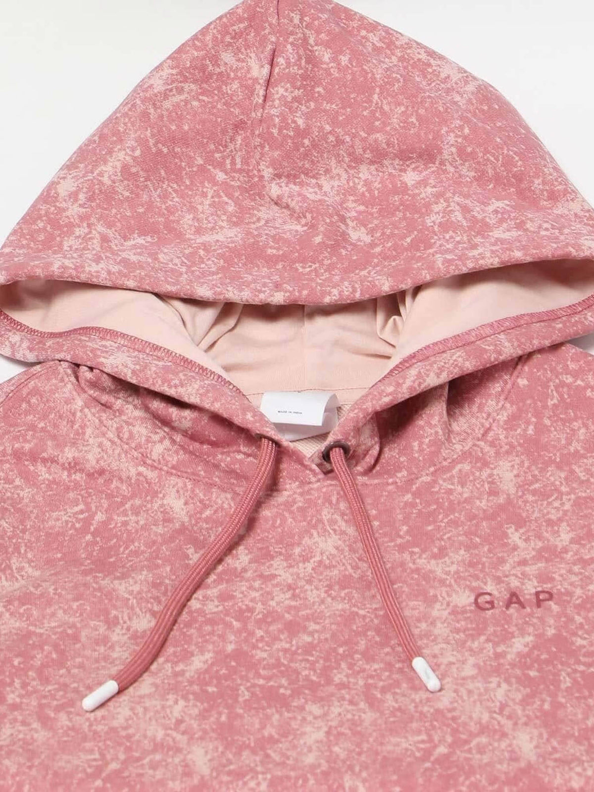 Womens Pink Hooded Sweatshirt | HD56 - view 4