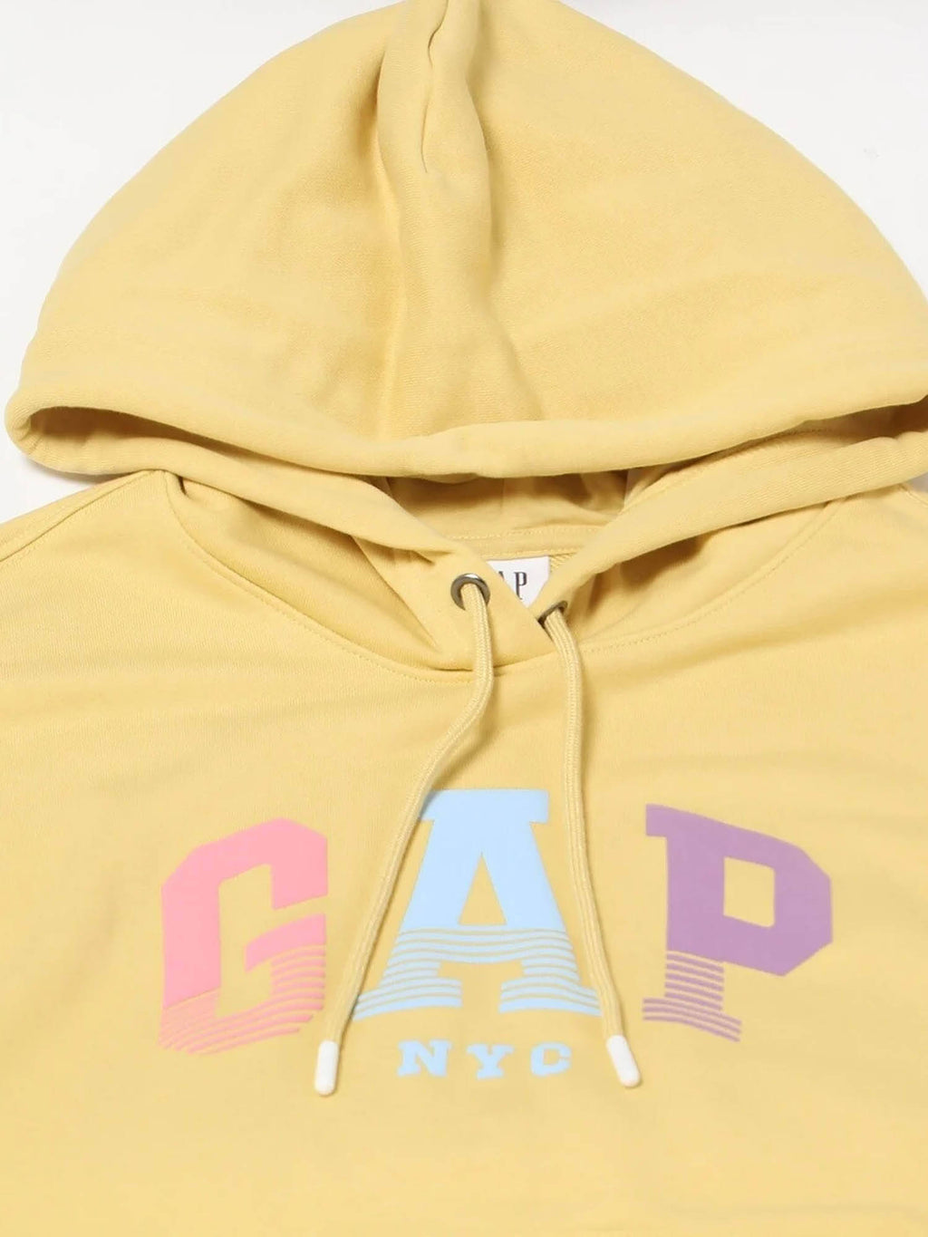 Womens Hooded Logo Yellow Sweatshirt | HD56 - view 4
