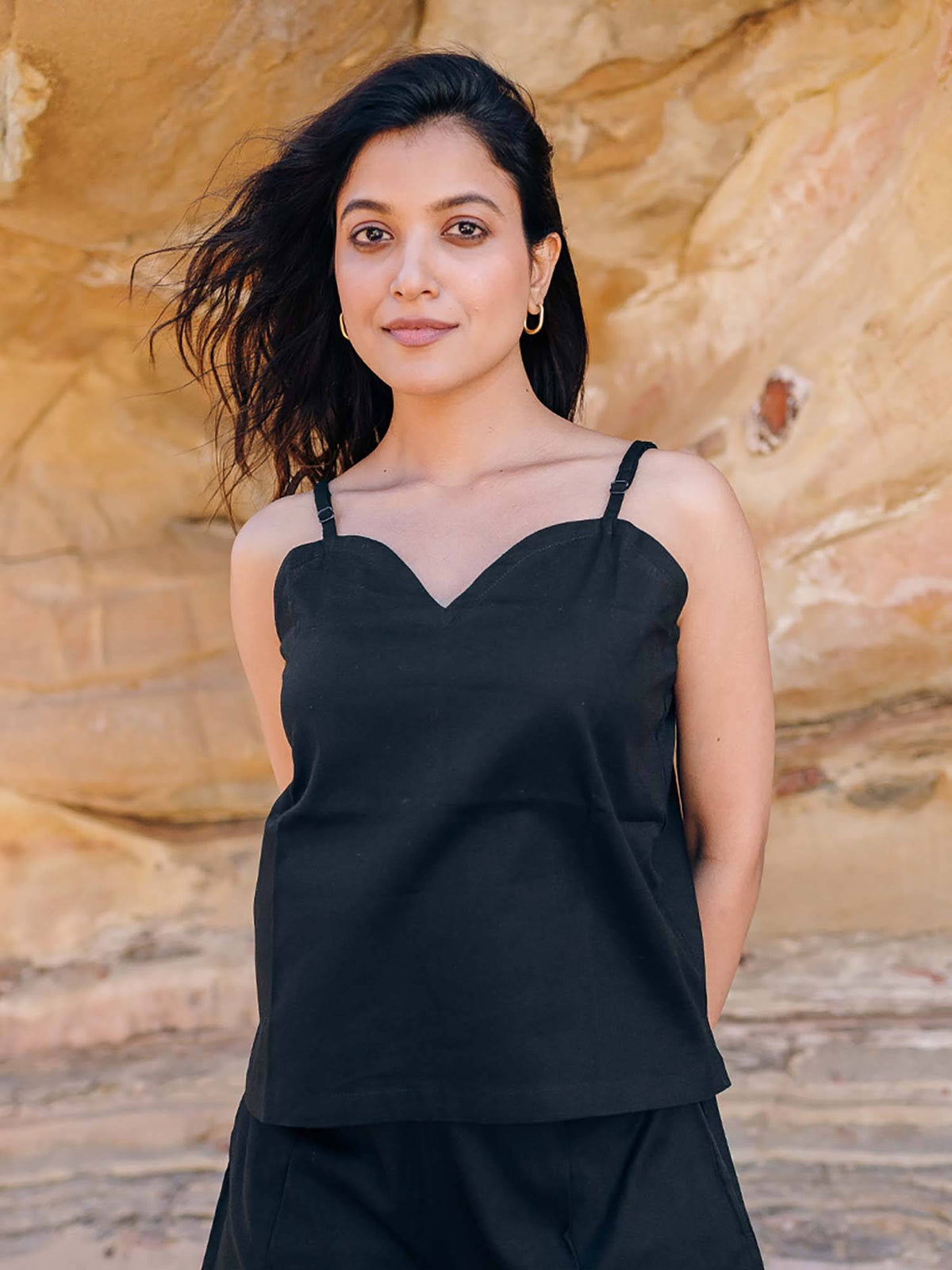 Royal Black Camisole | TT98 - view 1