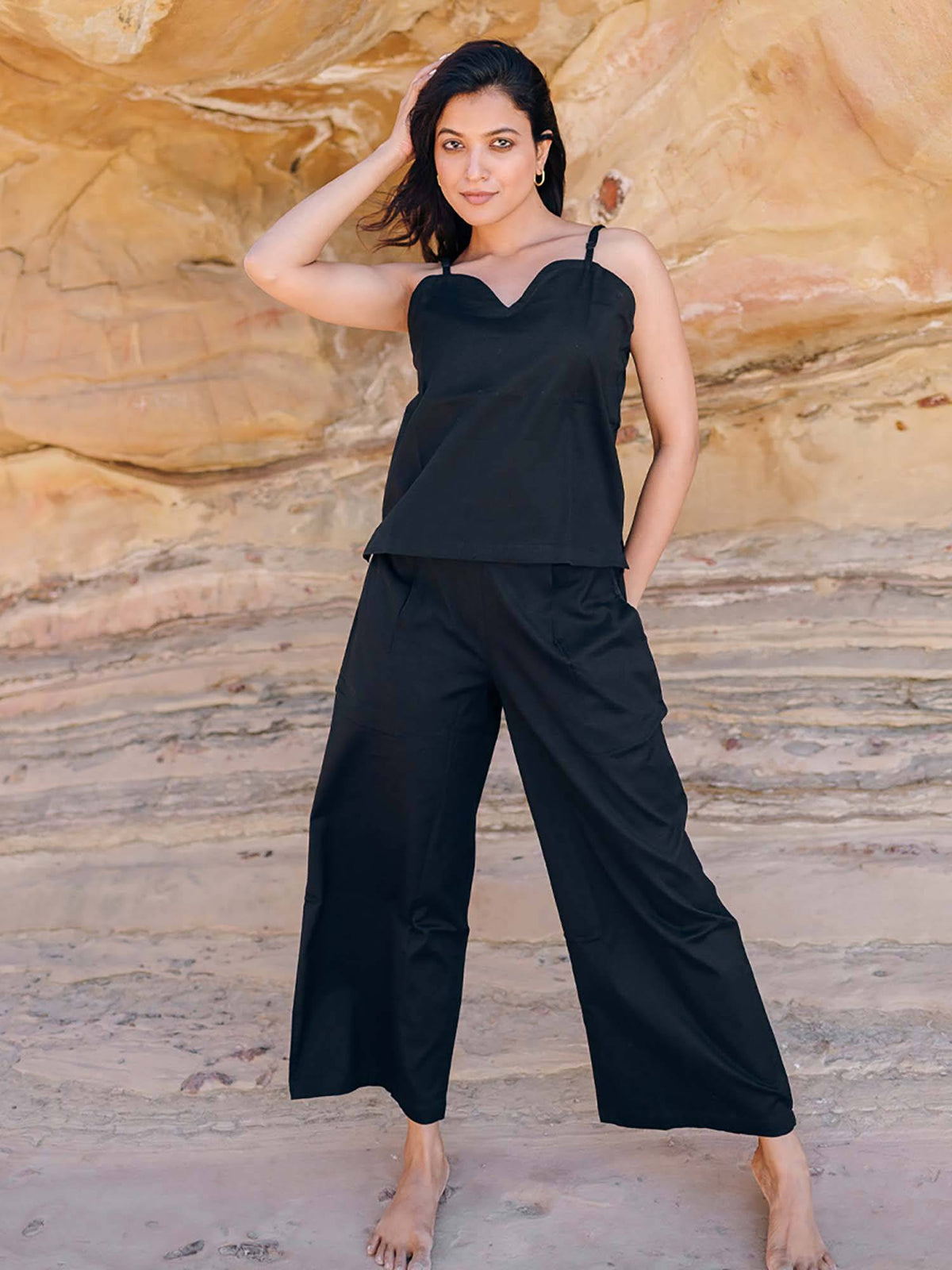 Royal Black Camisole | TT98 - view 2