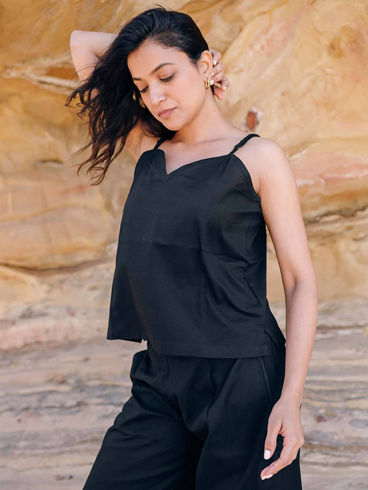 Royal Black Camisole | TT98 - view 4