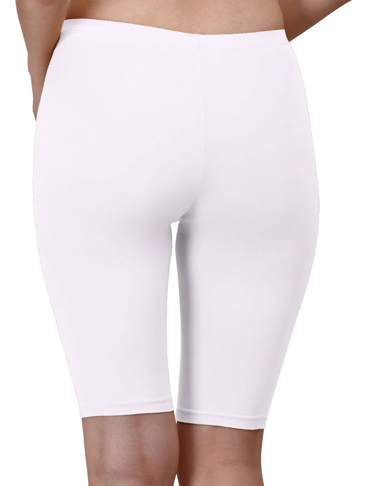 Mid Rise Soft Polyamide Spandex Knee Length Cycling Shorts - view 3