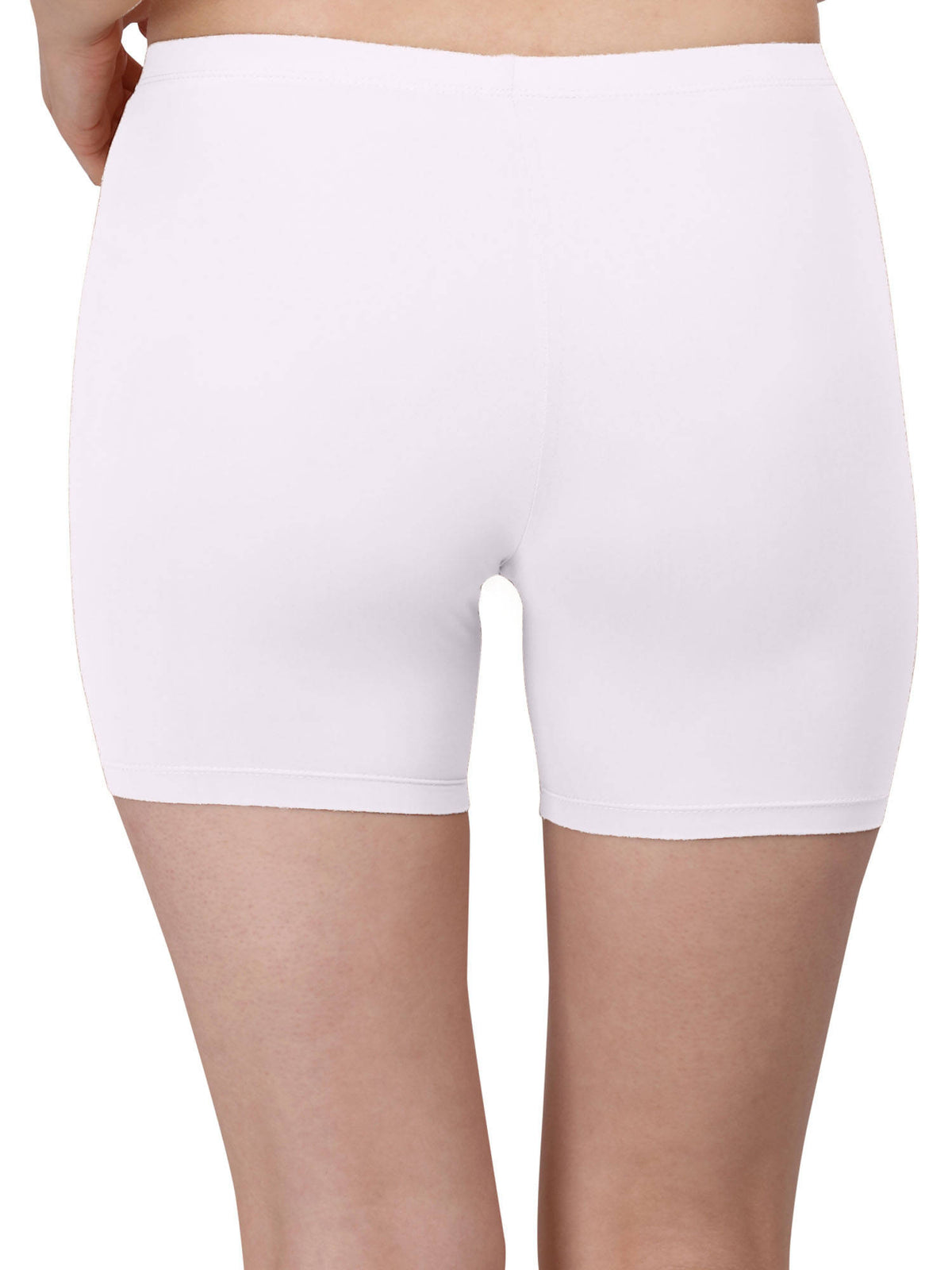 Mid Rise Soft Polyamide Spandex Mid Thigh Length Cycling Shorts - view 3