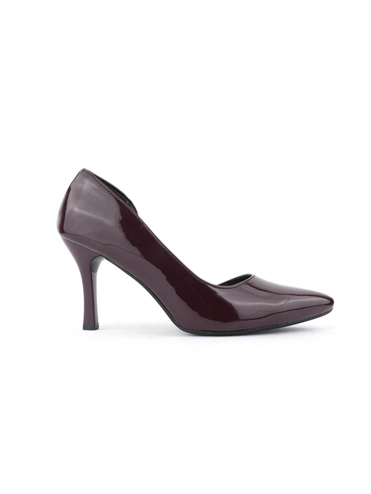 Maroon Pointed Toe Stilettos Heels For Women | H78 - view 5