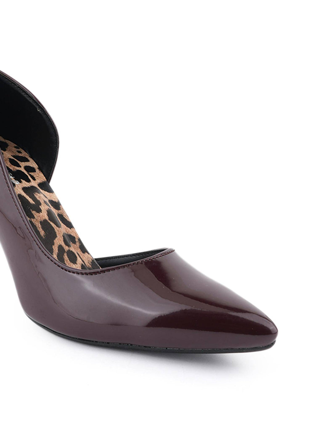 Maroon Pointed Toe Stilettos Heels For Women | H78 - view 7