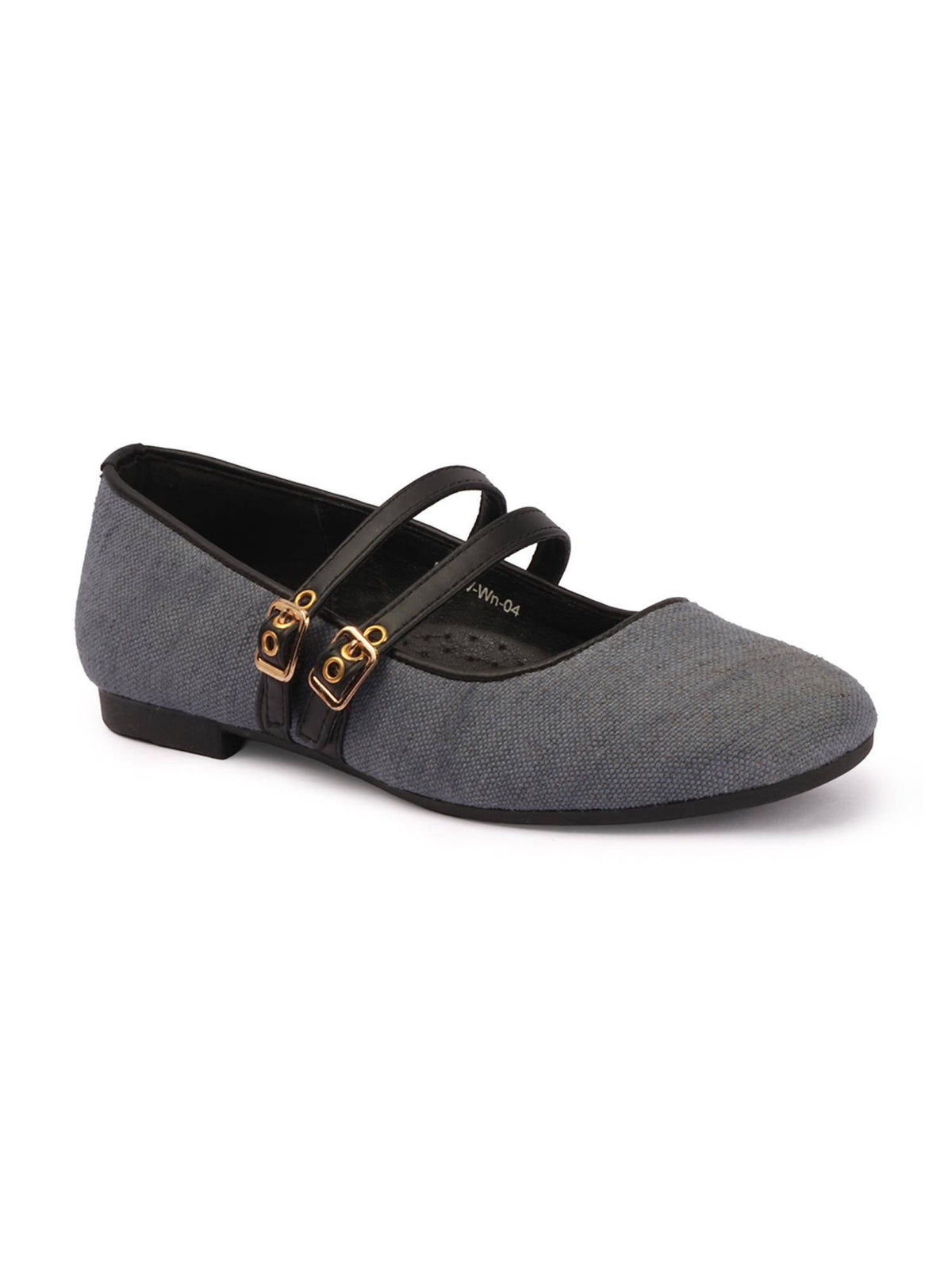 Women Beige Classic Double-Strap Ballerina | F61 - view 20
