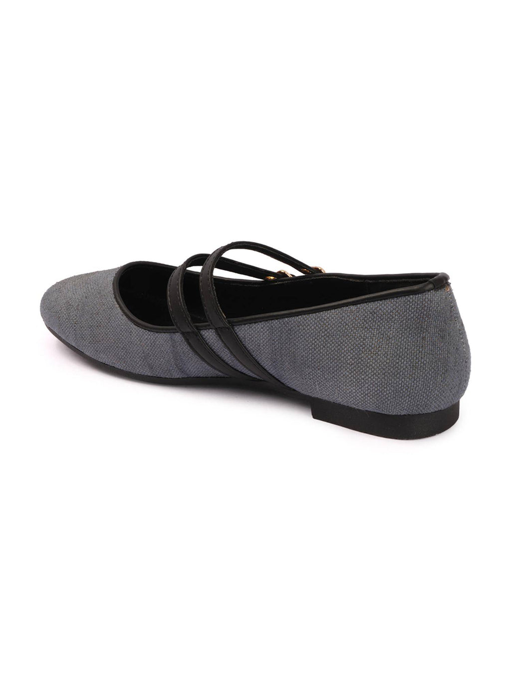 Women Beige Classic Double-Strap Ballerina | F61 - view 21
