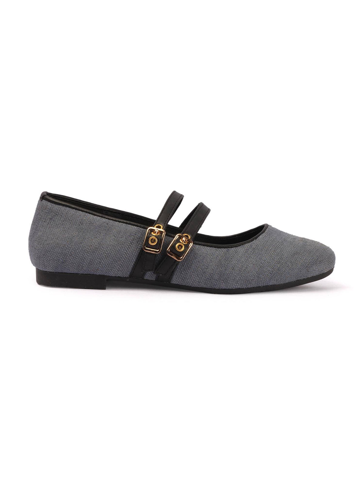 Women Beige Classic Double-Strap Ballerina | F61 - view 22