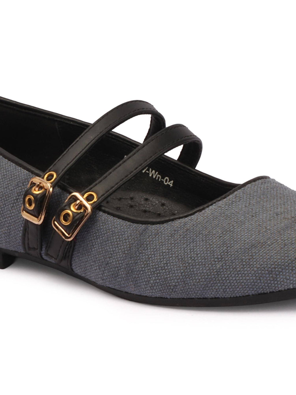 Women Beige Classic Double-Strap Ballerina | F61 - view 23